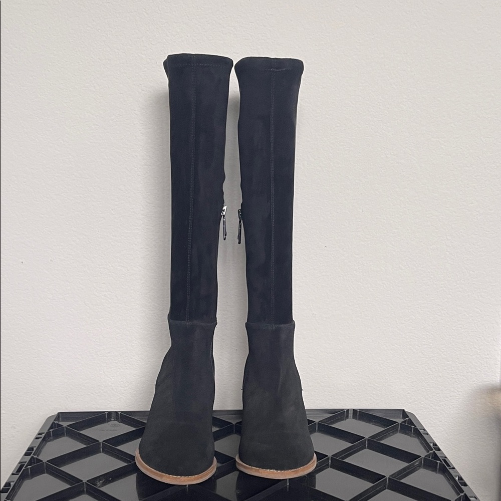 Blondo Women’s Black Suede Waterproof Knee High Boots NWOT SIZE 9M
